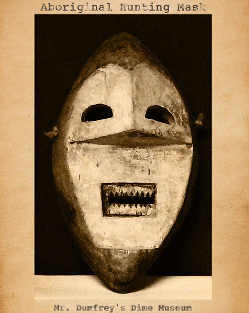 Curiosity House: Aboriginal Hunting Mask